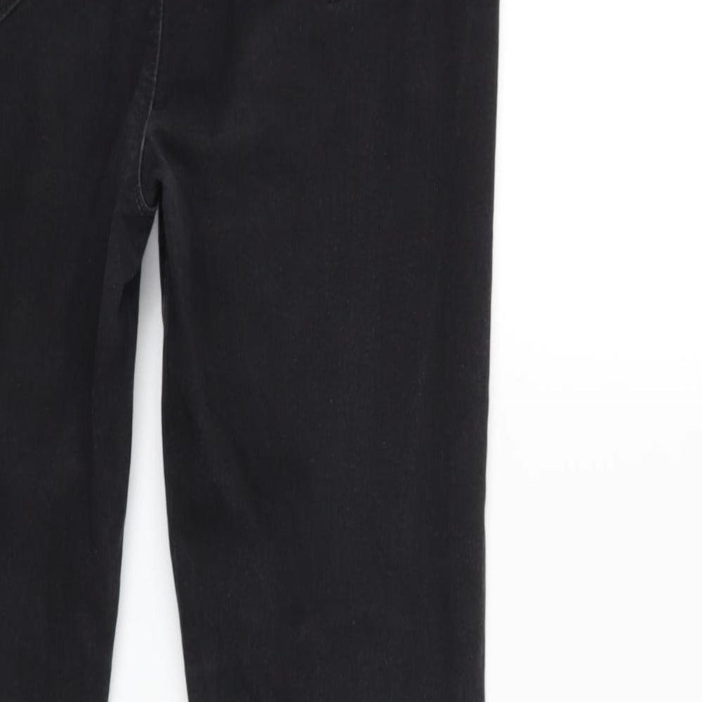 pep&co Womens Black  Denim Jegging Jeans Size 14 L28 in