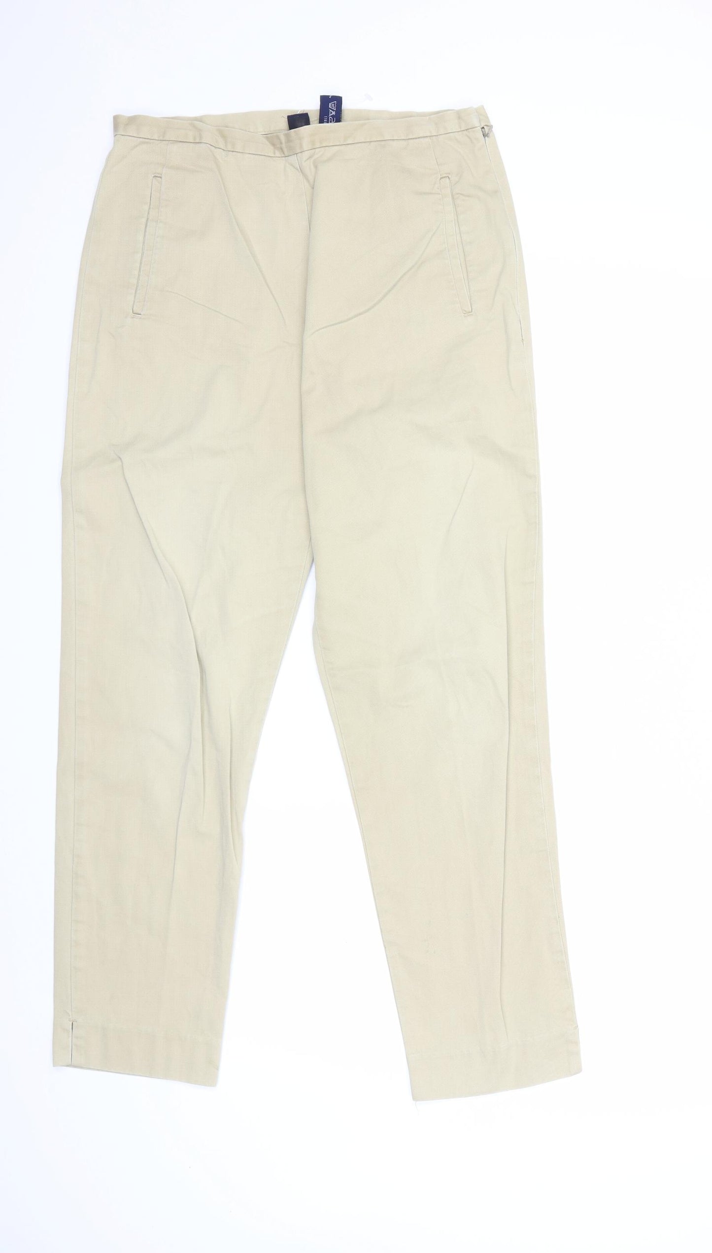 Gap Womens Beige   Chino Trousers Size 8 L29 in