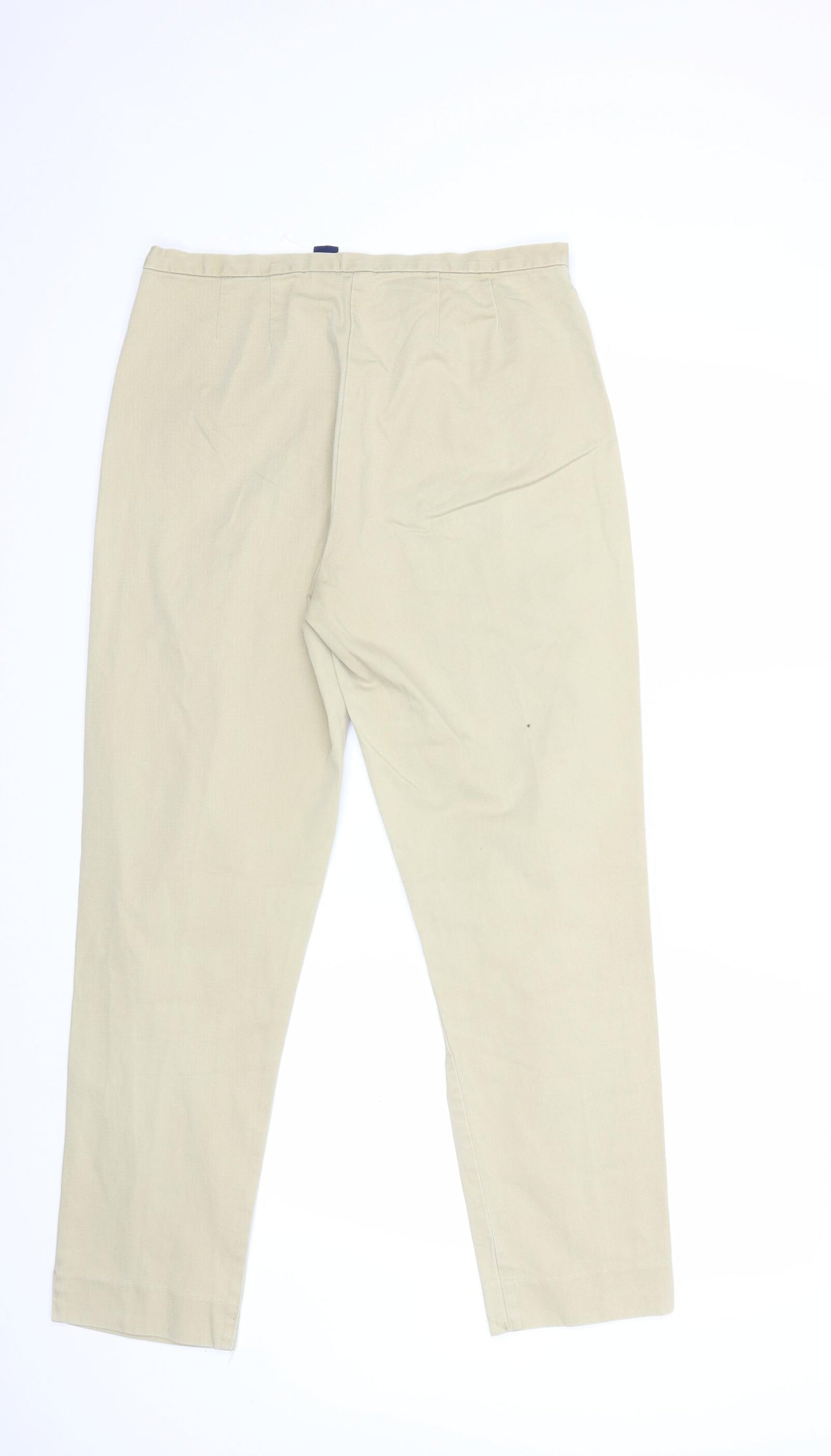 Gap Womens Beige   Chino Trousers Size 8 L29 in