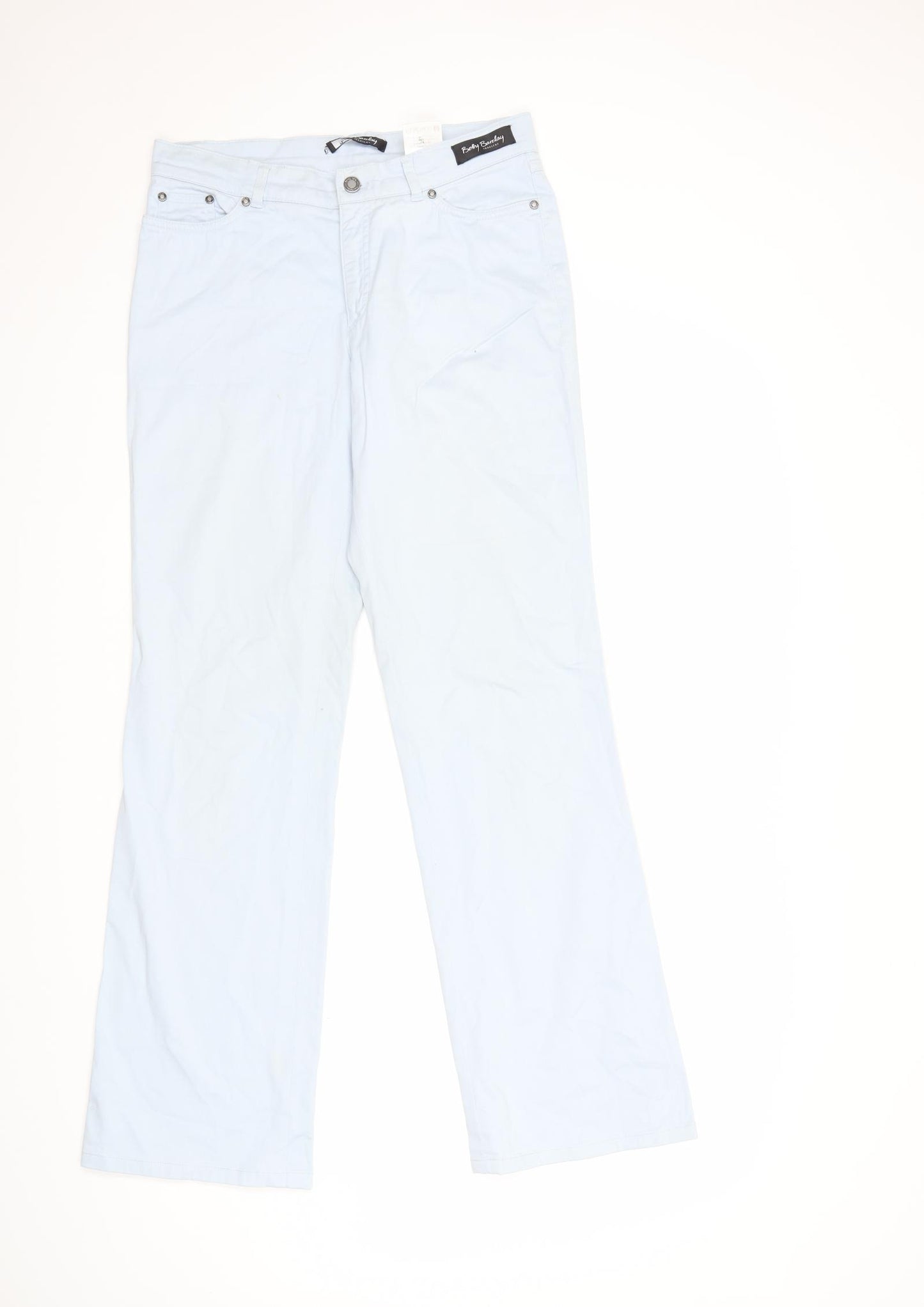 Betty Barclay Womens Blue   Flared Jeans Size 14 L32 in - Snowflake
