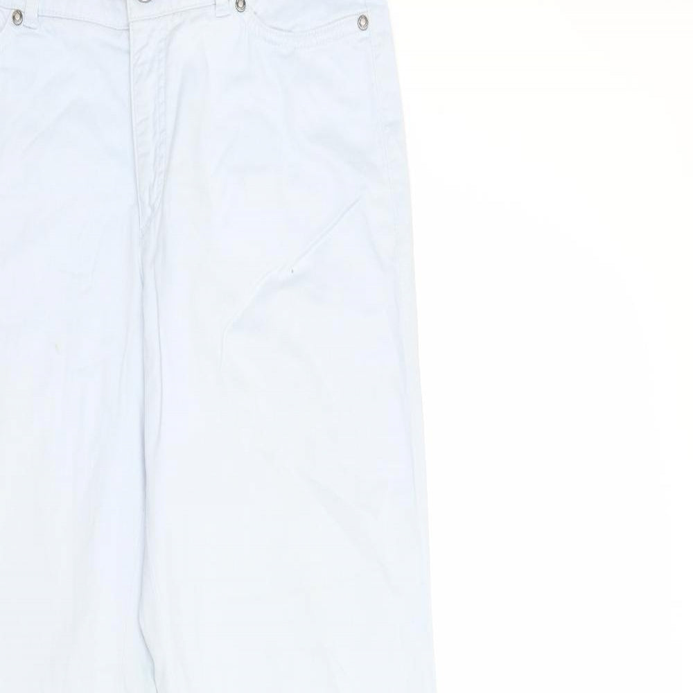 Betty Barclay Womens Blue   Flared Jeans Size 14 L32 in - Snowflake