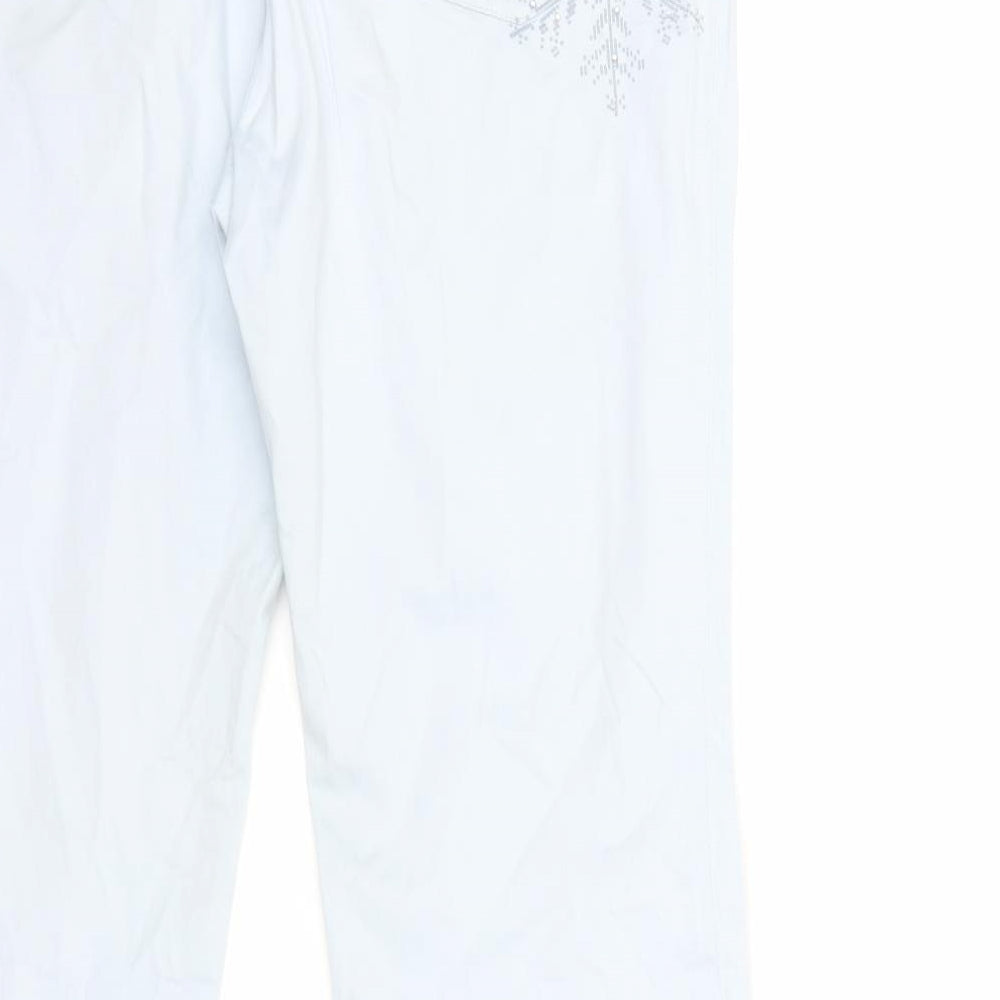 Betty Barclay Womens Blue   Flared Jeans Size 14 L32 in - Snowflake