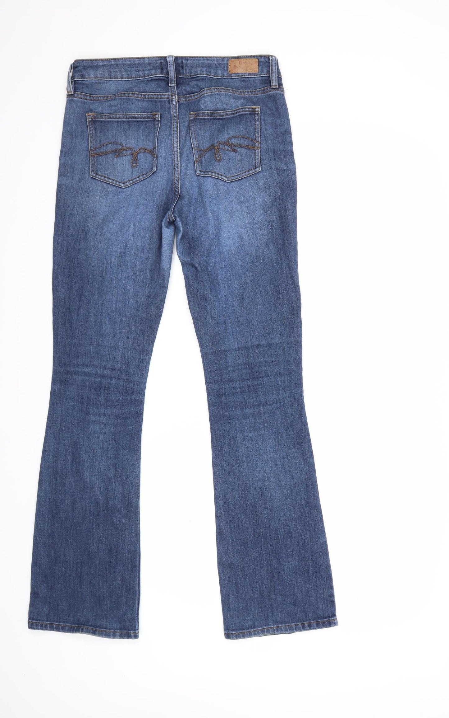 F&F Womens Blue  Denim Bootcut Jeans Size 8 L30 in