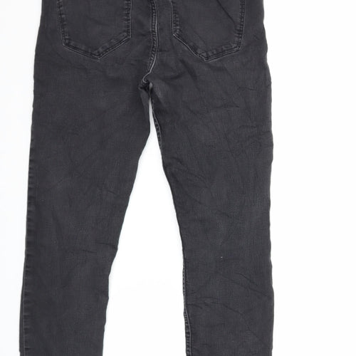 H&M Womens Black  Denim Skinny Jeans Size 30 in L28 in