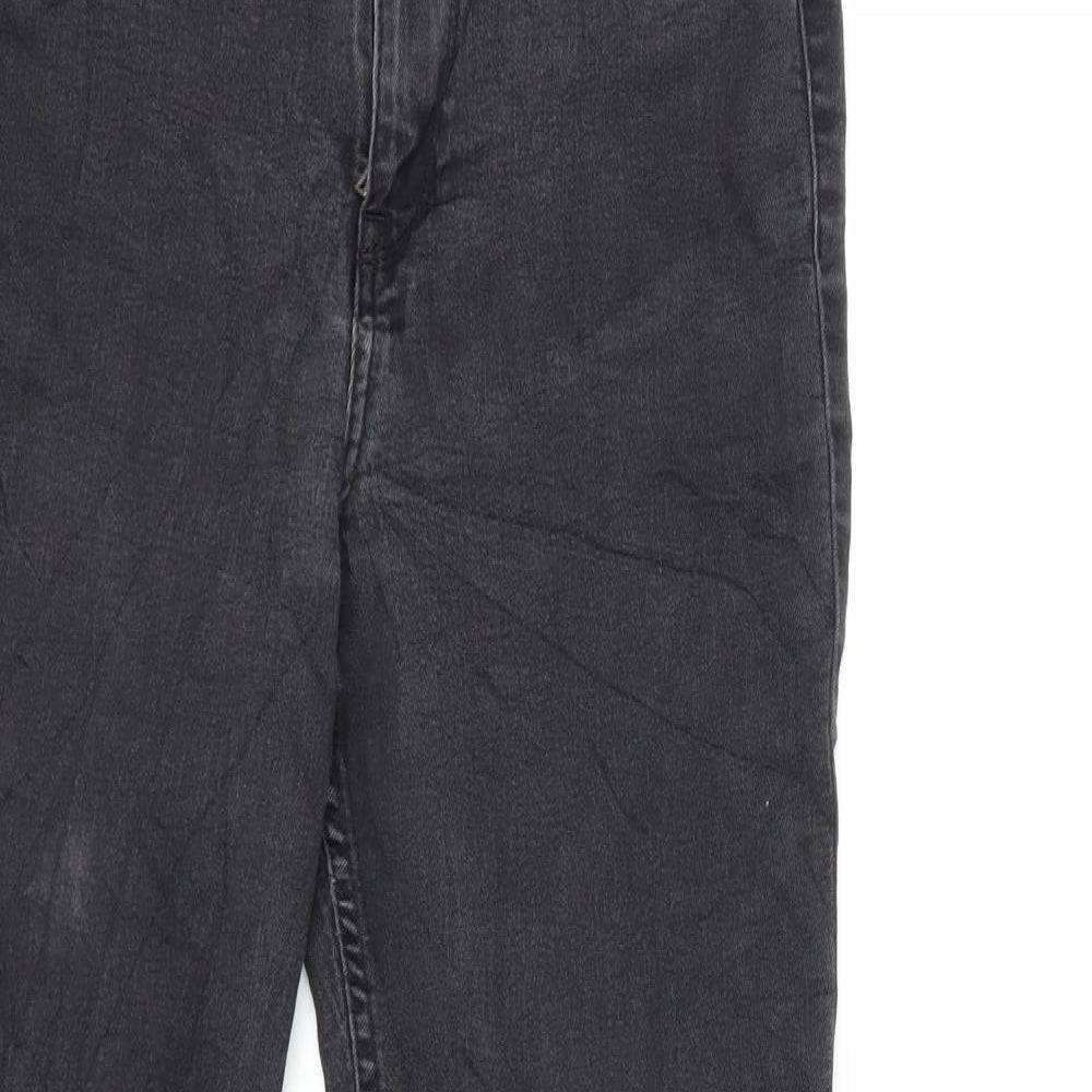 H&M Womens Black  Denim Skinny Jeans Size 30 in L28 in