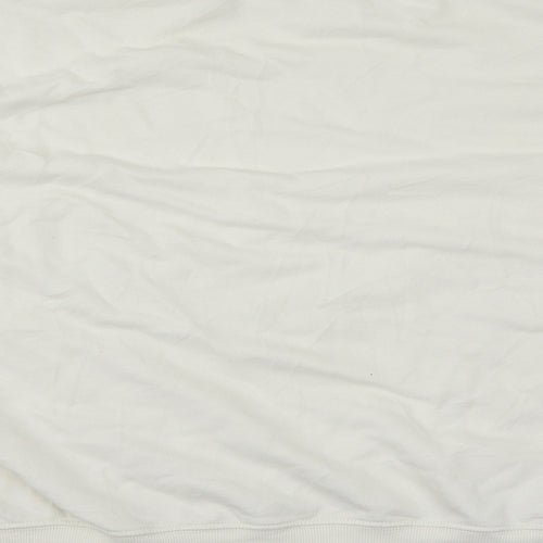 H&M Womens White   Pullover Jumper Size M