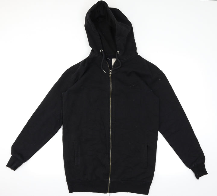 Cedar Wood State Mens Black   Full Zip Hoodie Size XS