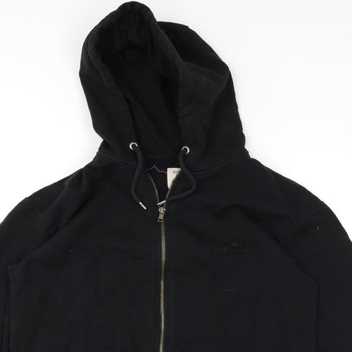 Cedar Wood State Mens Black   Full Zip Hoodie Size XS