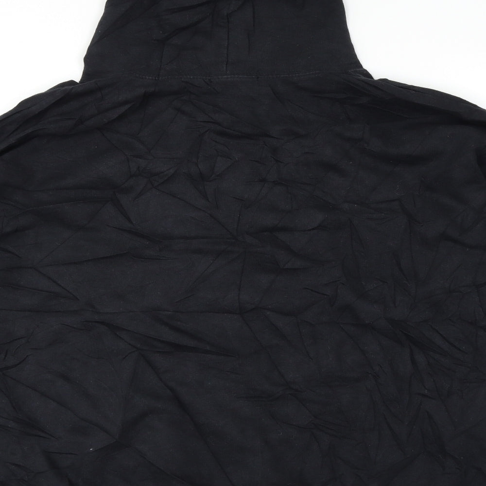 PRETTYLITTLETHING Mens Black   Pullover Hoodie Size XL  - Motorcycle
