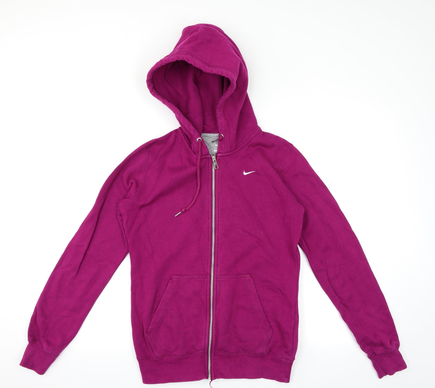 Nike Womens Pink   Full Zip Hoodie Size S