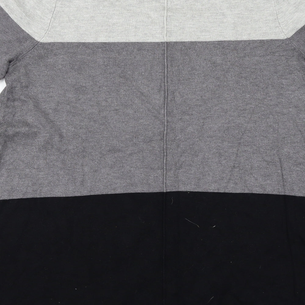 George Womens Multicoloured Colourblock  Basic T-Shirt Size 14