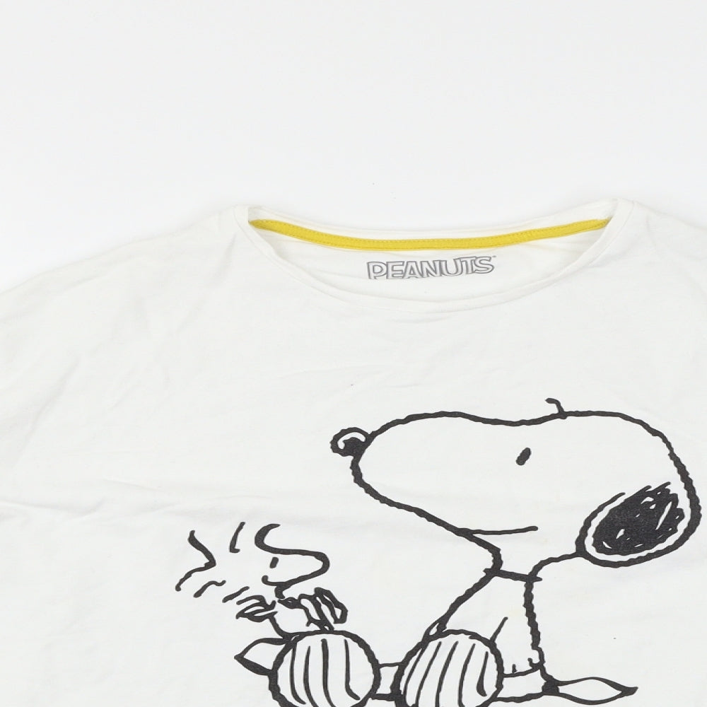 M&S Girls White   Pullover Jumper Size 11-12 Years  - Snoopy