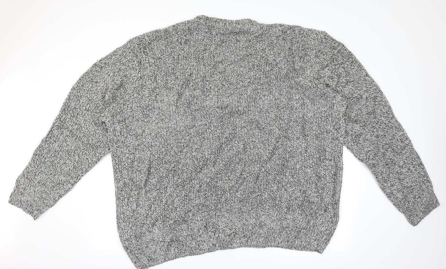 Jacamo Mens Grey   Pullover Jumper Size 4XL
