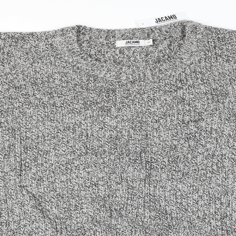 Jacamo Mens Grey   Pullover Jumper Size 4XL