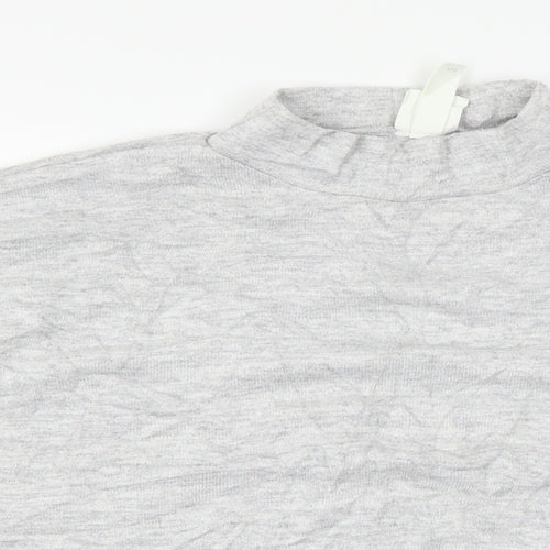 H&M Womens Grey   Basic T-Shirt Size XS