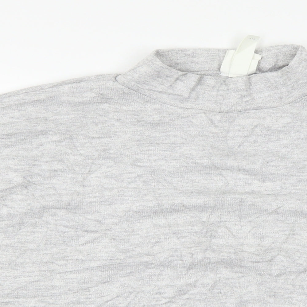 H&M Womens Grey   Basic T-Shirt Size XS
