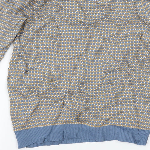 Zara Womens Multicoloured Geometric  Pullover Jumper Size 8