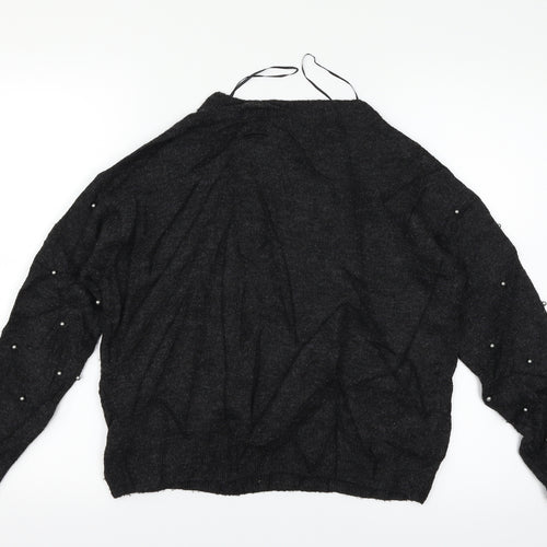 H&M Womens Black   Pullover Jumper Size 6