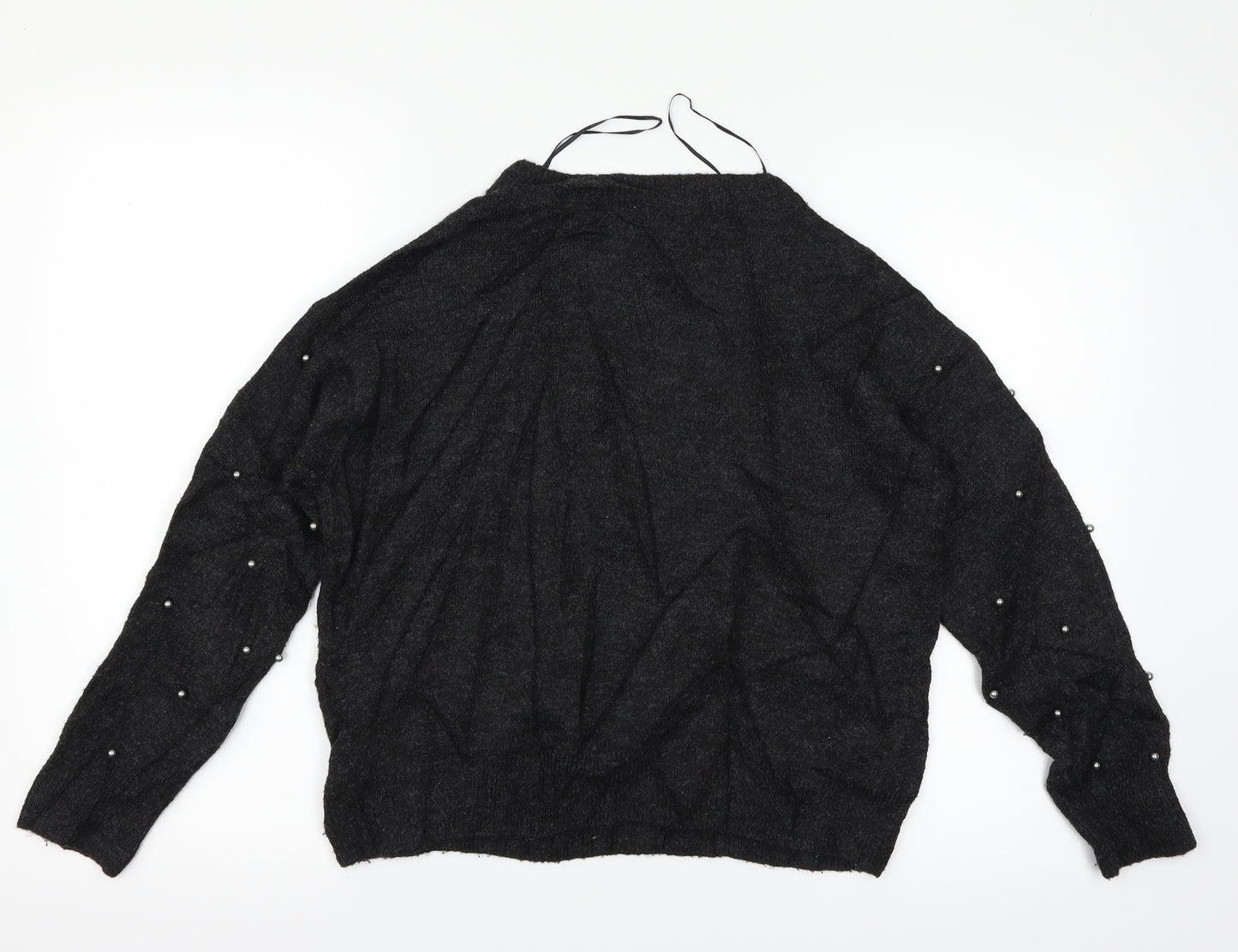 H&M Womens Black   Pullover Jumper Size 6