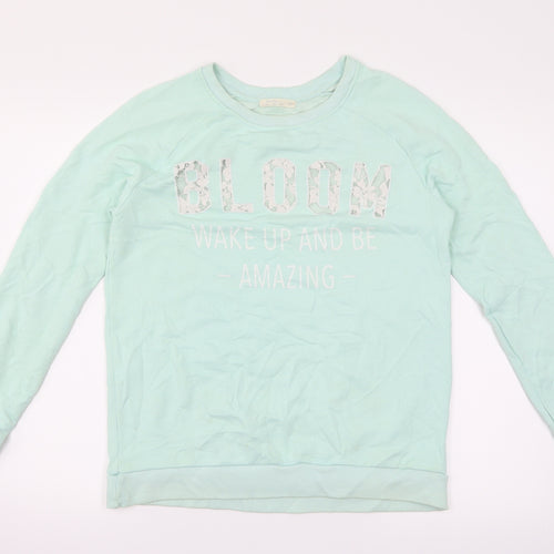 Bershka Womens Green   Pullover Jumper Size XS