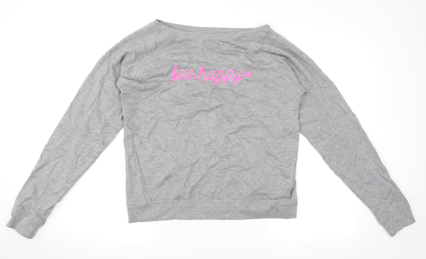 Preworn Womens Grey   Pullover Jumper Size S  - Bee Happy