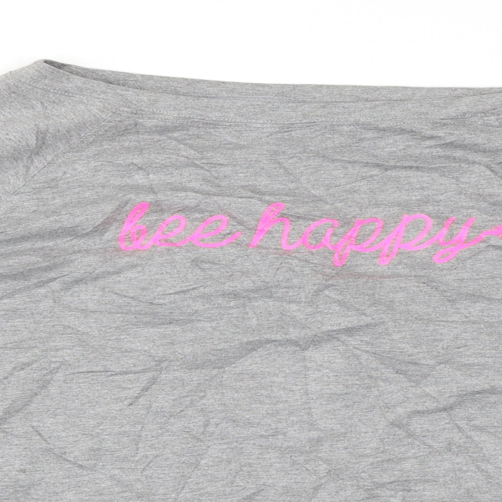 Preworn Womens Grey   Pullover Jumper Size S  - Bee Happy