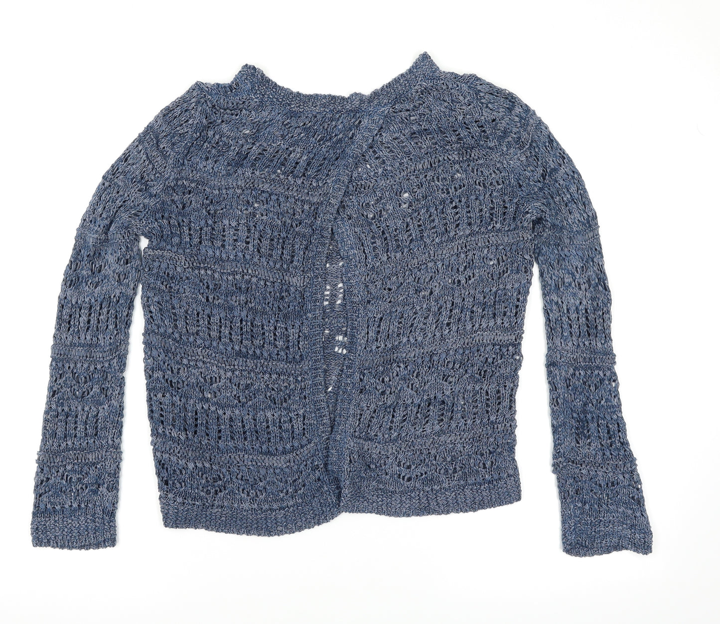 M&S Womens Blue   Wrap Jumper Size 10