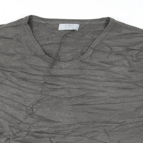 M&S Mens Grey   Pullover Jumper Size 2XL
