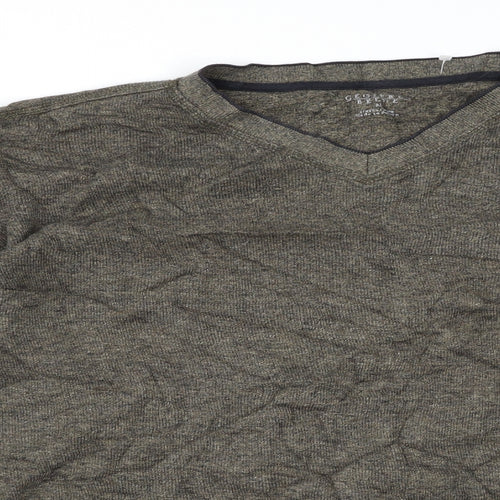 Geoffrey Beene Mens Green   Pullover Jumper Size M