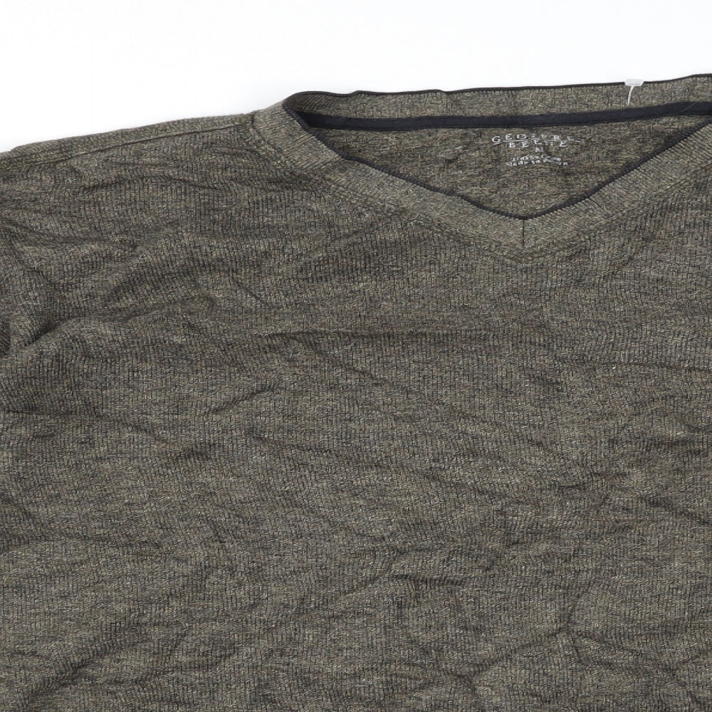 Geoffrey Beene Mens Green   Pullover Jumper Size M