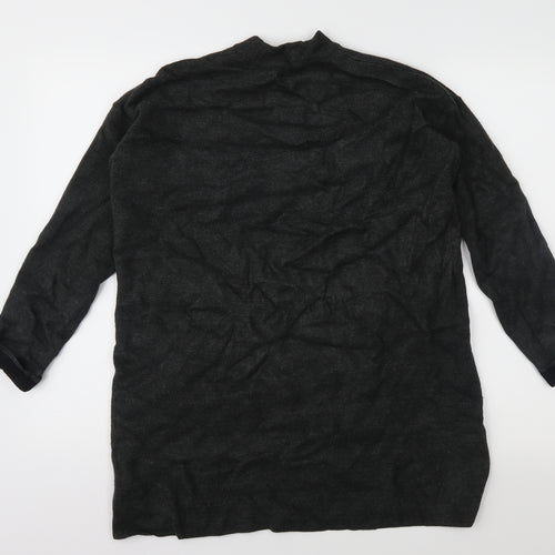 Topshop Womens Grey  Knit Pullover Jumper Size 12