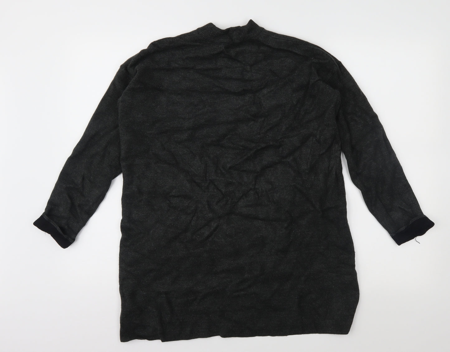 Topshop Womens Grey  Knit Pullover Jumper Size 12