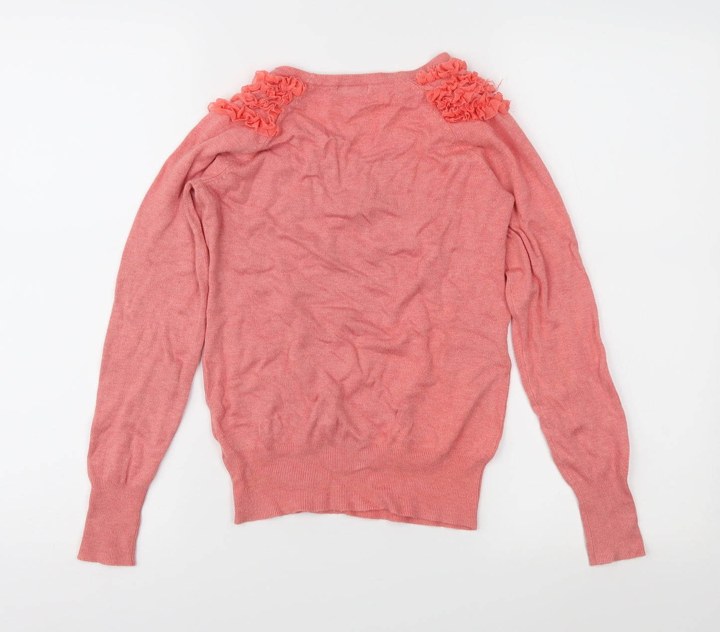 F&F Womens Pink  Knit Pullover Jumper Size 8