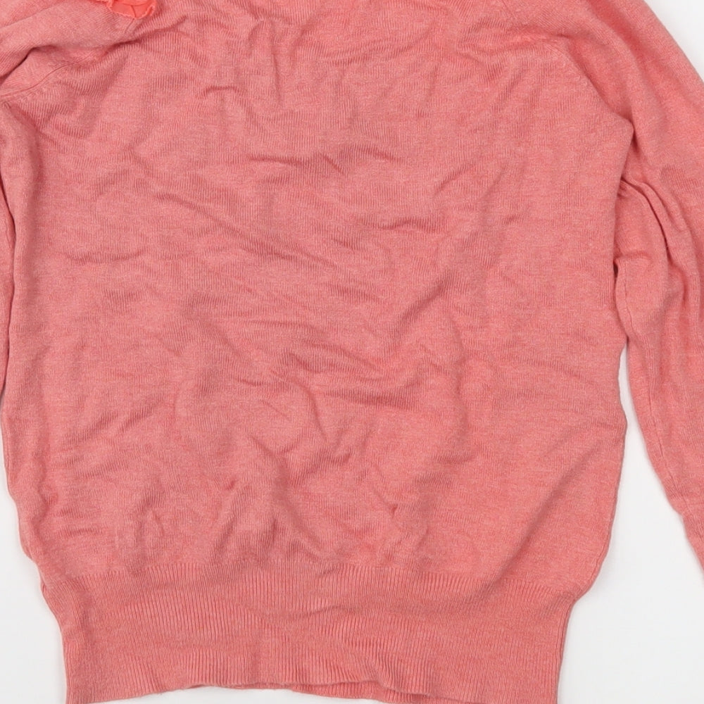 F&F Womens Pink  Knit Pullover Jumper Size 8