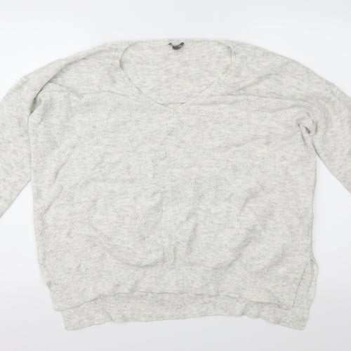 Phase Eight Womens Grey  Knit Pullover Jumper Size M