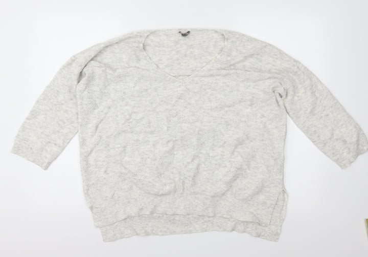 Phase Eight Womens Grey  Knit Pullover Jumper Size M