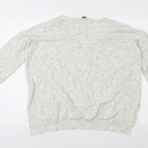 Phase Eight Womens Grey  Knit Pullover Jumper Size M