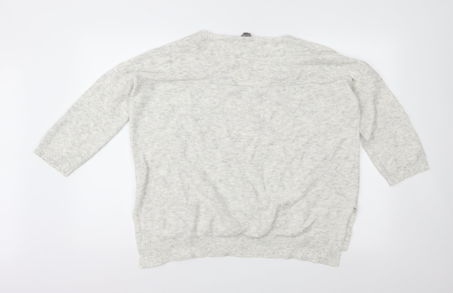 Phase Eight Womens Grey  Knit Pullover Jumper Size M