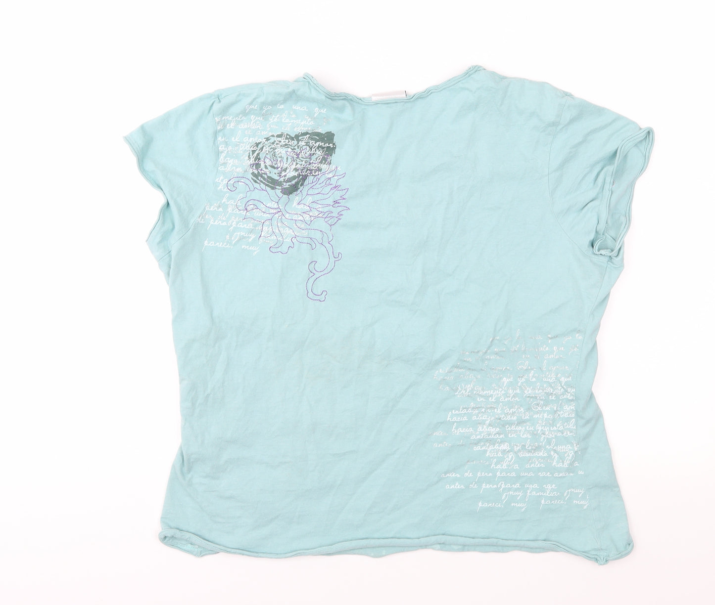 NEXT Womens Green  Jersey Basic T-Shirt Size 18