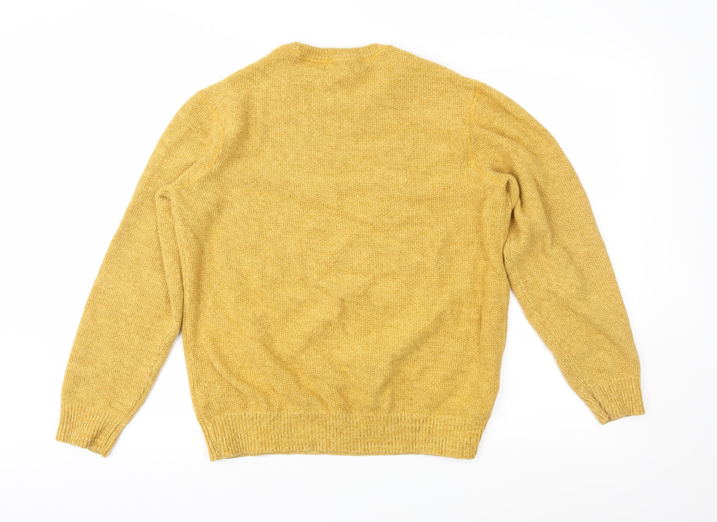 Primark Womens Yellow  Knit Pullover Jumper Size XL