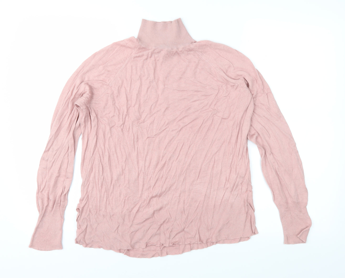 Zara Womens Pink  Knit Pullover Jumper Size M