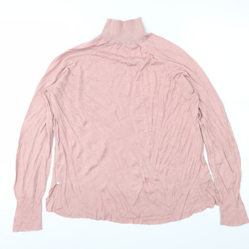 Zara Womens Pink  Knit Pullover Jumper Size M