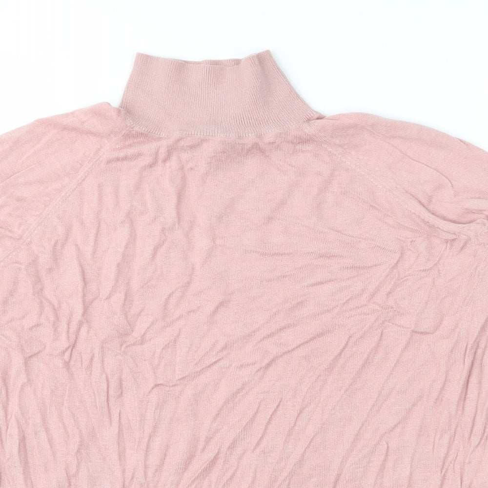 Zara Womens Pink  Knit Pullover Jumper Size M