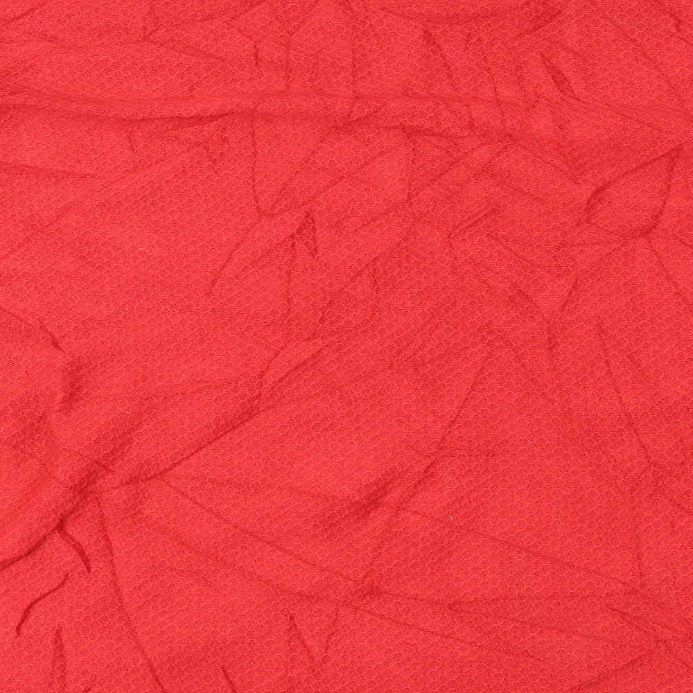Zara Mens Red  Jersey  T-Shirt Size XL