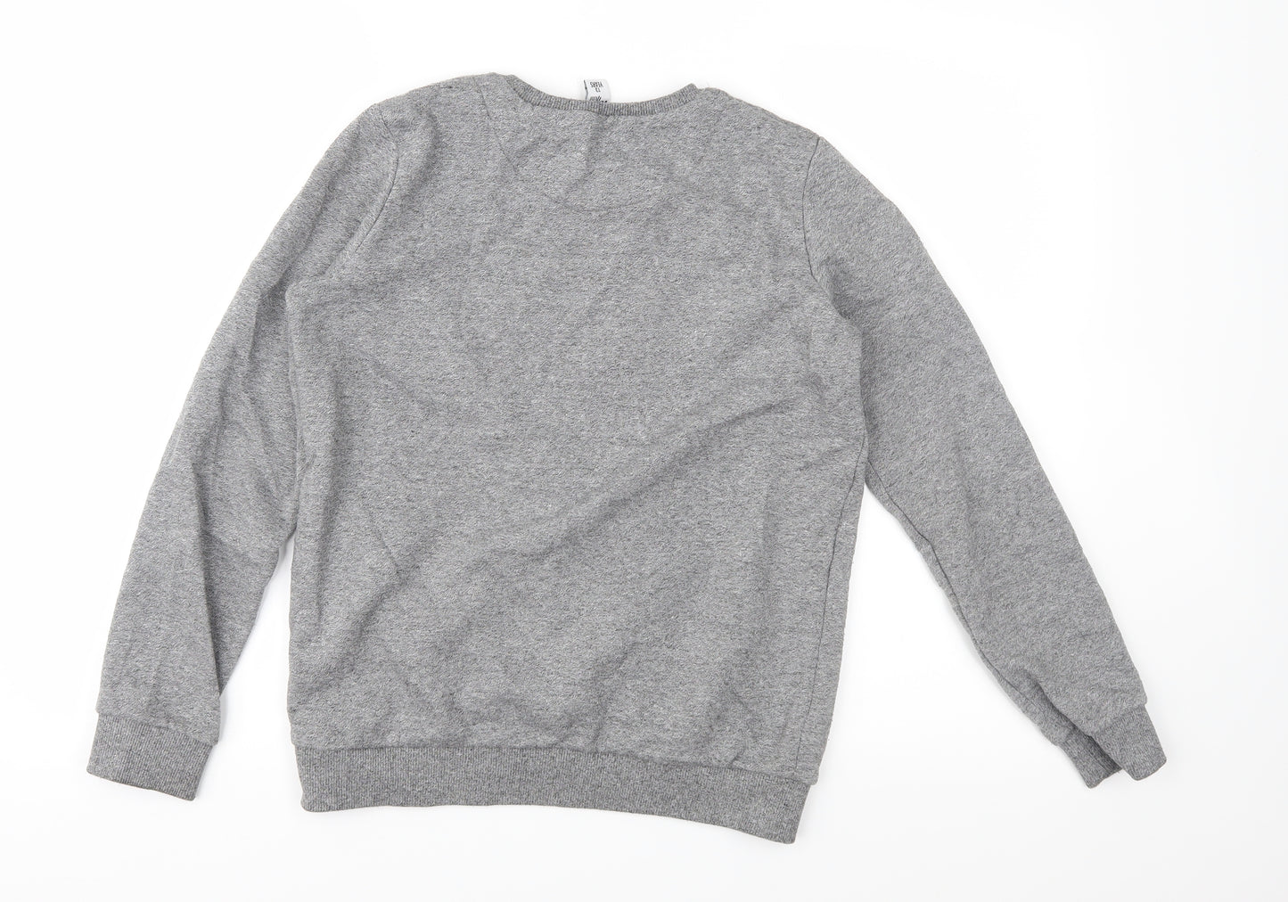 Hype Girls Grey   Pullover Sweatshirt Size 13 Years