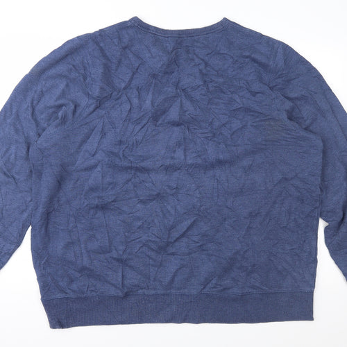 Modern Essentials  Mens Blue   Pullover Sweatshirt Size 3XL