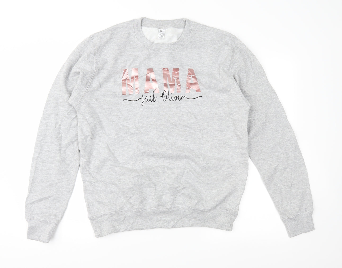Awdis Womens Grey   Pullover Sweatshirt Size M