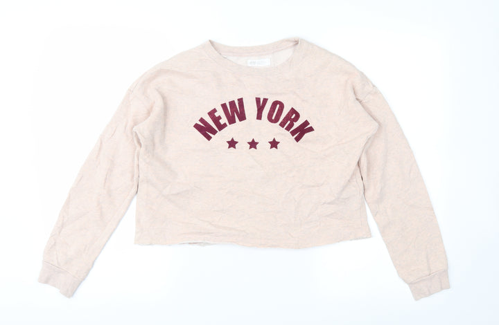 H&M Girls Pink Pullover Sweatshirt Size 15 Years