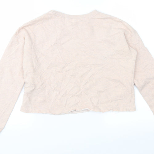 H&M Girls Pink   Pullover Sweatshirt Size 15 Years
