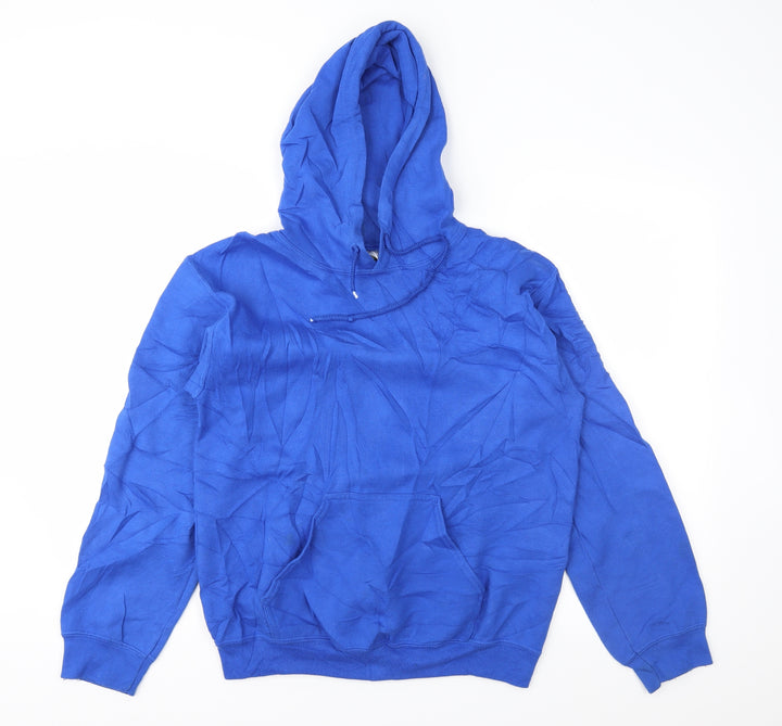 Gildan Womens Blue   Pullover Hoodie Size S